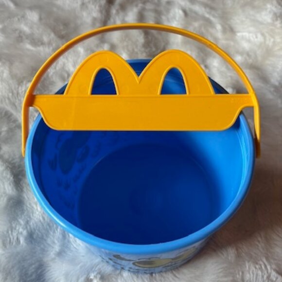 McDonald's Halloween Trick or Treat Blue Boo Bucket with Stickers 2024 New - Picture 7 of 10